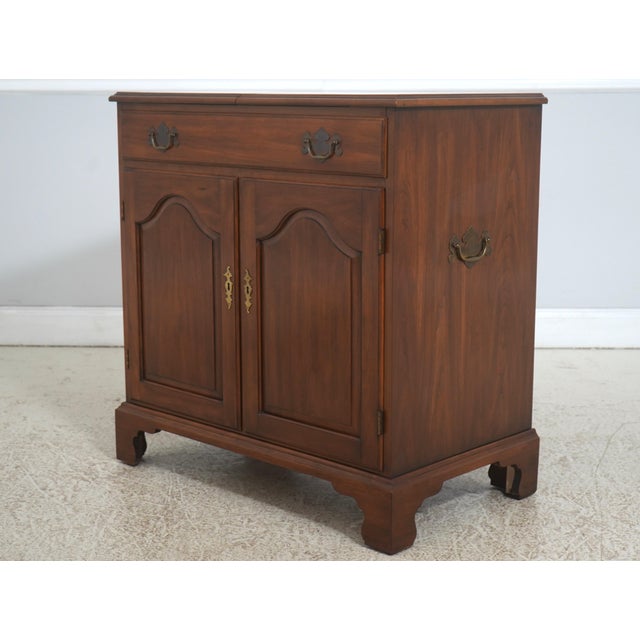 Age: C.1970 Details: Solid Cherry Dovetailed Drawer Construction High Quality Construction Raised Panel Doors Traditional...