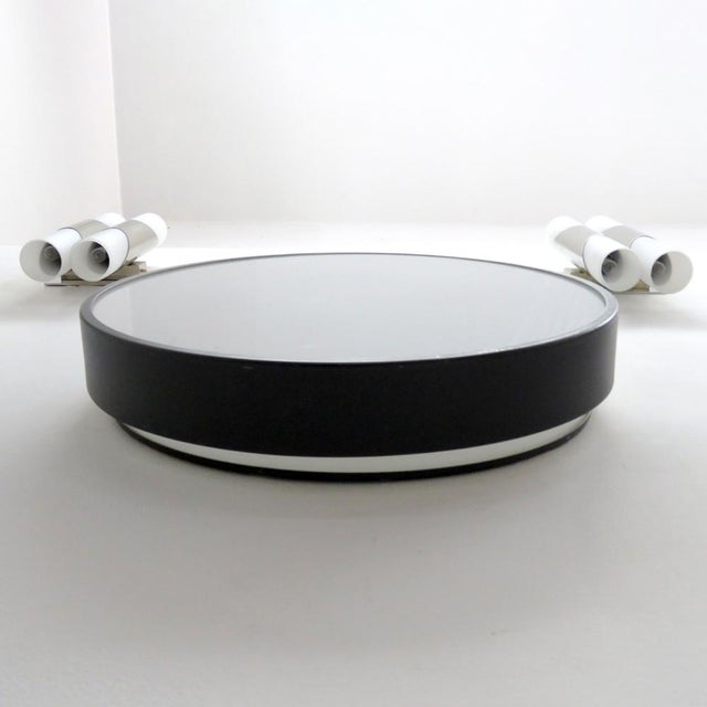 Metal Flush Mount Lights by Lyfa, 1972 For Sale - Image 7 of 10