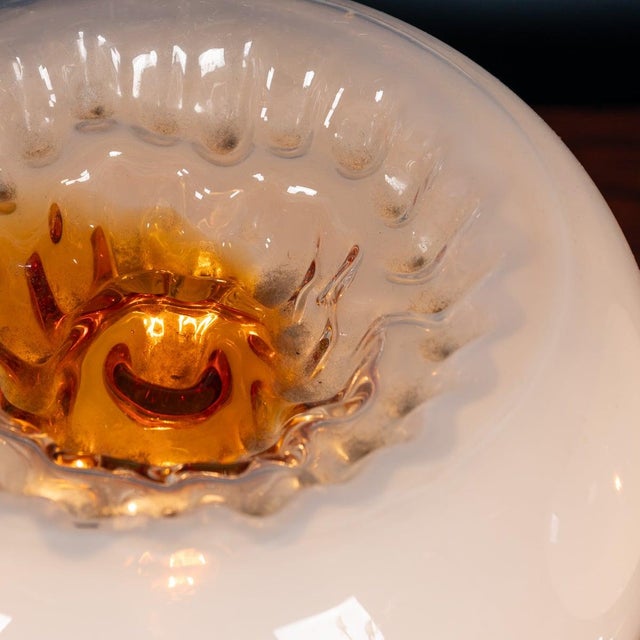 Vintage Murano Glass Table Lamps by Gaetano Sciolari for Mazzega, 1970, Set of 2 For Sale - Image 10 of 18