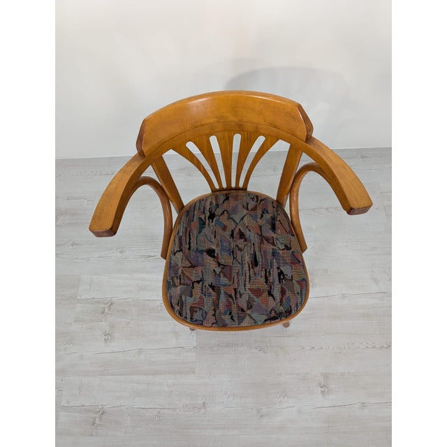 Ton Chair with Curved Armrests, 1960s For Sale - Image 9 of 13