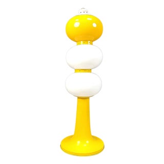 Mid-Century Italian Glass Floor Lamp, 1960s For Sale