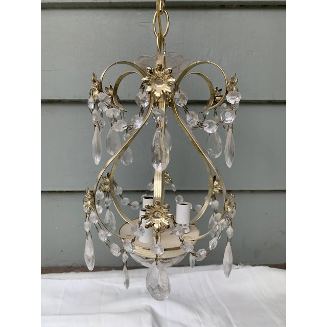 Vintage Late 20th Century Italian Chandelier For Sale - Image 10 of 10