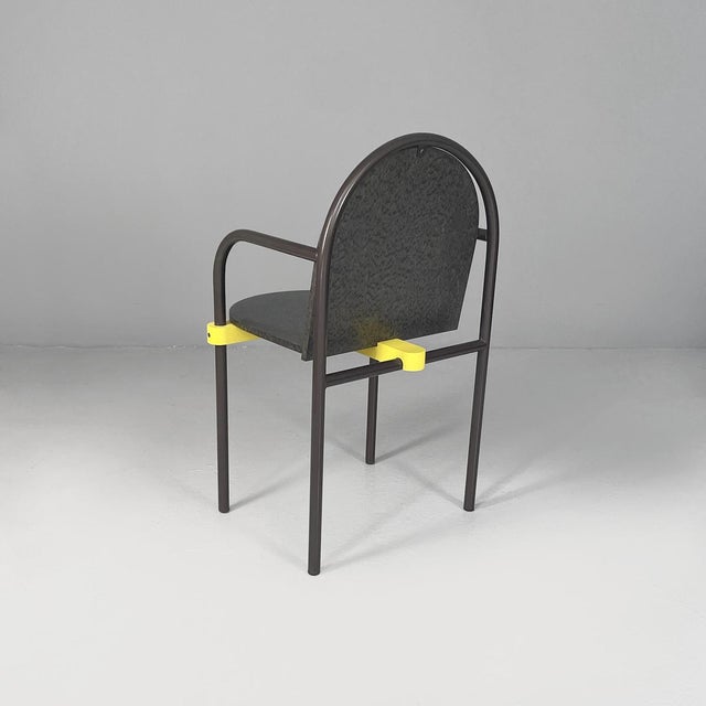 Italian Modern Formica Chair attributed to Martine Bedin for Memphis, 1980s For Sale - Image 4 of 18
