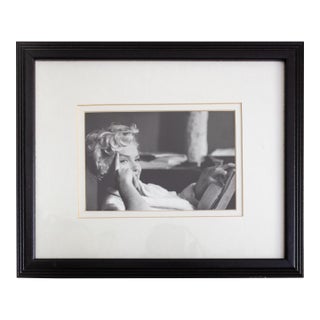 Black and White Photo Portrait of Marilyn Monroe by Elliott Erwitt 1956 For Sale