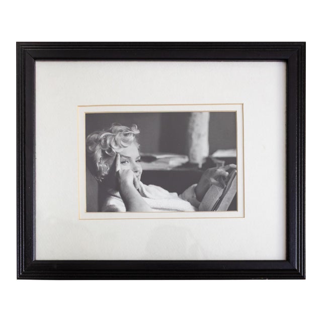 Black and White Photo Portrait of Marilyn Monroe by Elliott Erwitt 1956 For Sale