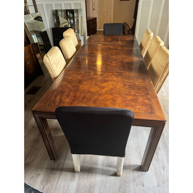 1960s Henredon Campaign Style Dining Room Set For Sale - Image 12 of 15