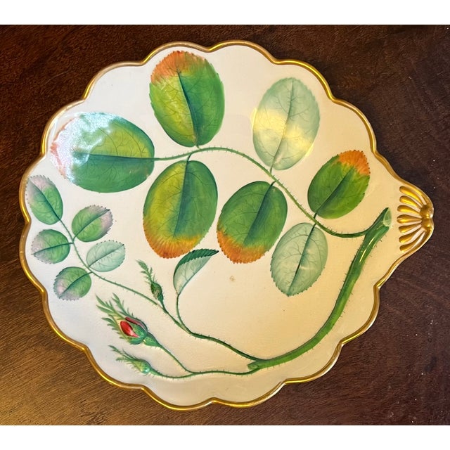 Antique 19th Century English Worcester Porcelain Blind Earl Serving Dish For Sale In New York - Image 6 of 12