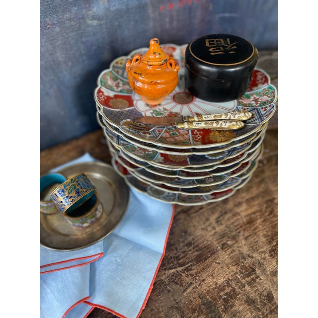 Late 20th Century Imari Plates - Set of 8 For Sale - Image 9 of 12