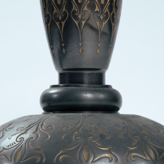 Dutch Art Nouveau Occasional Table with Floral Relief Decoration, 1920s For Sale - Image 9 of 16