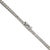 Modern 14k White Gold 11.88ct Round Diamond 4 Prongs Tennis Chain Matinee Necklace For Sale - Image 3 of 8
