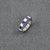 2.60 Ct Natural Sapphire & Diamond Eternity Ring Size 5.75 For Sale - Image 9 of 9