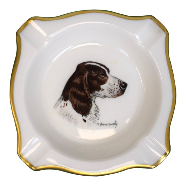 Abercrombie & Fitch X Frank Vosmansky Springer Spaniel Ashtray For Sale