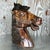 Wood Vintage Boho Carved Wood Horse Head For Sale - Image 7 of 11
