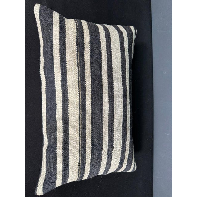 Turkish Hemp Pillow Cushion Natural Beige Black Pillow Cushion Cover 16" x 24" #30125 Enhance your home decor with our...