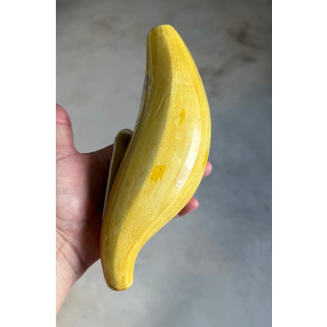 Italian Glazed Ceramic Banana Sculpture (After Warhol) (After Maurizio Cattelan) For Sale - Image 10 of 18