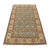 Kazak Rug 5’11” X 9’4” Blue Wool Tribal Hand-Knotted Oriental Carpet For Sale