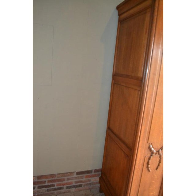Antique French Oak Wardrobe For Sale - Image 3 of 10