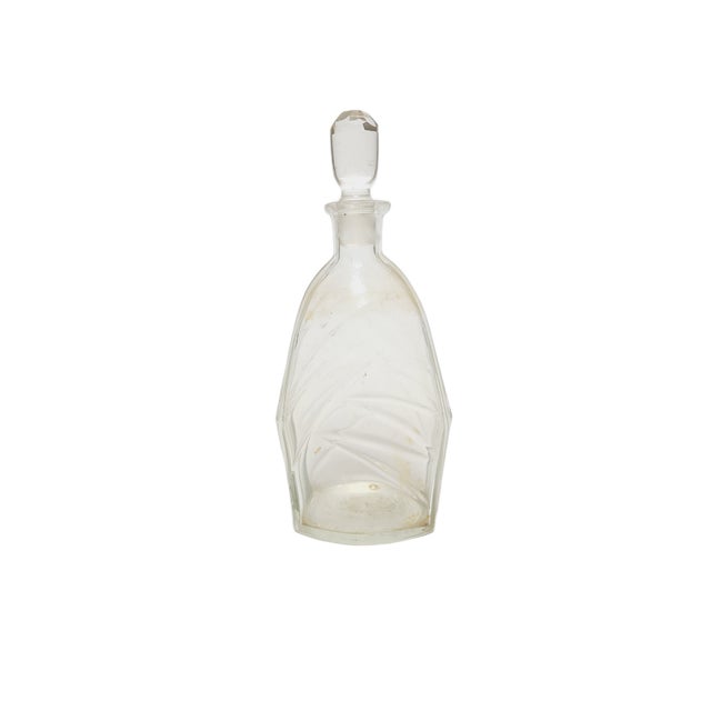 Art Deco Carafe from Bolesław Morawski Glassworks, Poland, 1930s For Sale - Image 3 of 9