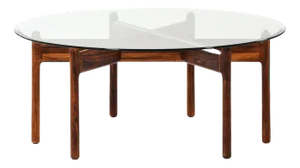 Model Genius Coffee Table attributed to Illum Wikkelsø for CFC Silkeborg, 1960s
