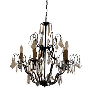 Traditional Style Early 21st Century Crystal Chandelier For Sale