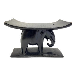 African Ghana Wood Elephant Ashanti Bench For Sale