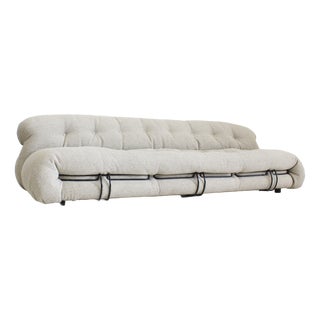 Soriana Three-Seater Sofa by Afra and Tobia Scarpa for Cassina, 1970s For Sale