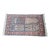 Indian Kashmir Silk Geometric Floral Garden Medallion Area Rug Mat 48" For Sale