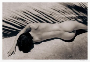 Contemporary Limited Edition Figurative Nude Woman Photograph "Fille Dans Une Ombre Feuillue 3/5"