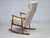 Vintage Danish Rocking Chair in Sheepskin, 1970s For Sale - Image 18 of 18