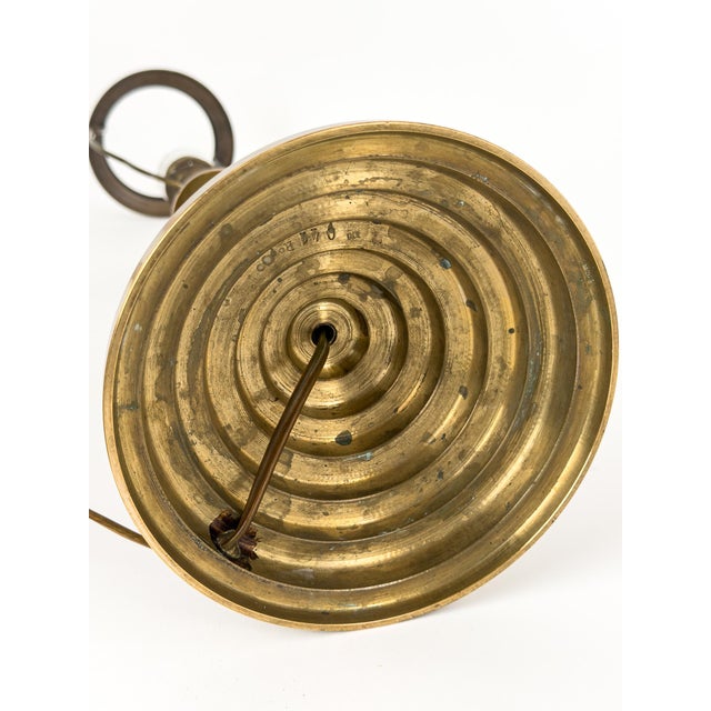 Metal Table Lamp from Skultuna, Sweden, 1940s For Sale - Image 7 of 8