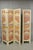 Late 20th Century Vintage Oriental Fretwork Bone Lacquer Upholstered 6 Panel Room Divider Screen For Sale - Image 5 of 18