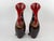 Red Pair of Signed Ceramidi Zoomorphic Sculptural Ceramic Vases, France For Sale - Image 8 of 16