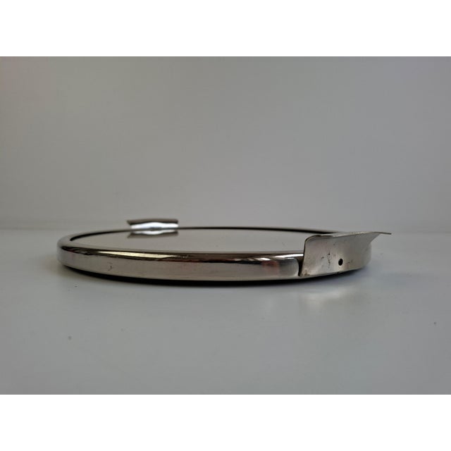 Czechoslovak Art Deco Functionalist Chrome and Mirrored Serving Tray, 1930s For Sale - Image 6 of 16