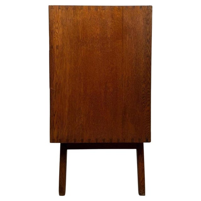 Vintage 20th Century English Golden Oak Chest of Drawers For Sale - Image 10 of 12