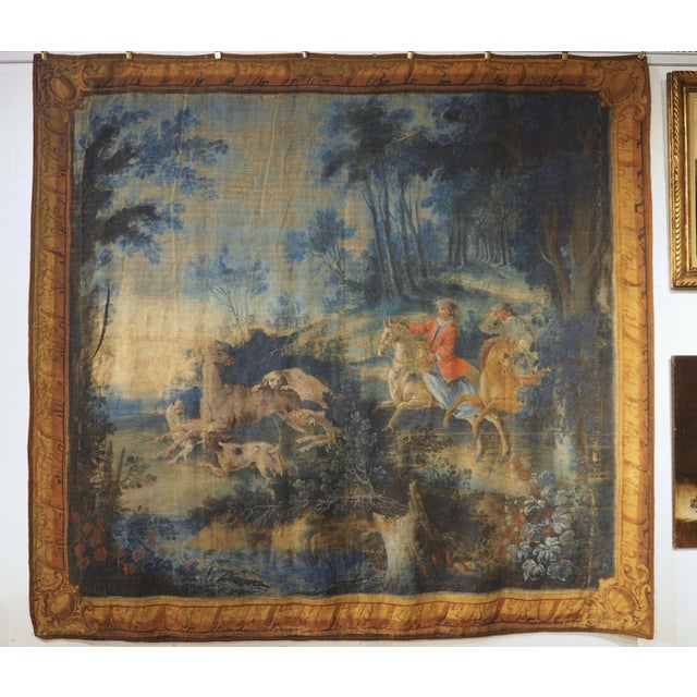 More information coming soon… A massive toile peinte, measuring over seven feet tall and about eight feet wide. Dating to...