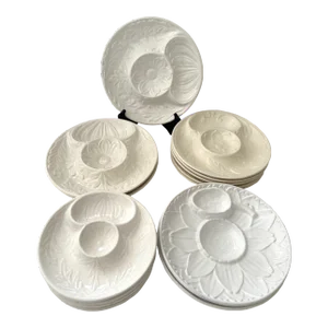 Vintage Mixed Artichoke Plates-a Set of 12