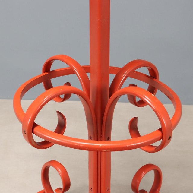 Vintage Coat Rack in Lacquered Wood, 1960s For Sale - Image 4 of 8