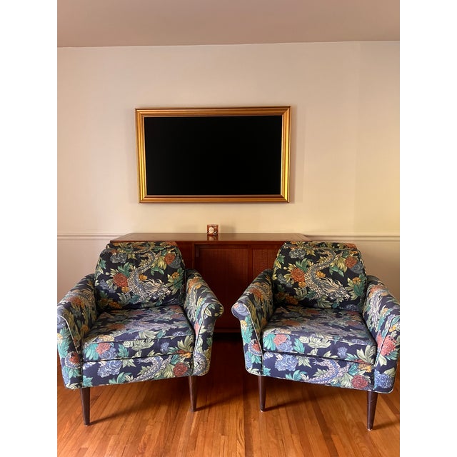 Pair MCM Dragon Chairs For Sale - Image 10 of 10