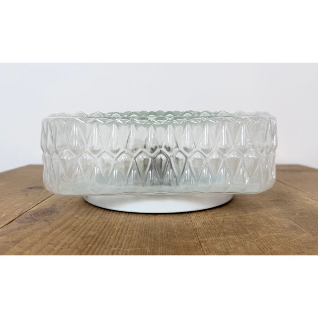 Vintage Glass Wall or Ceiling Light, 1970s For Sale - Image 6 of 16
