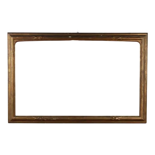 Antique Frame Baroque Style Fir Gilded Frame | Chairish