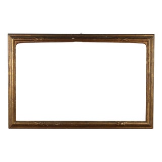 Antique Frame Baroque Style Fir Gilded Frame For Sale