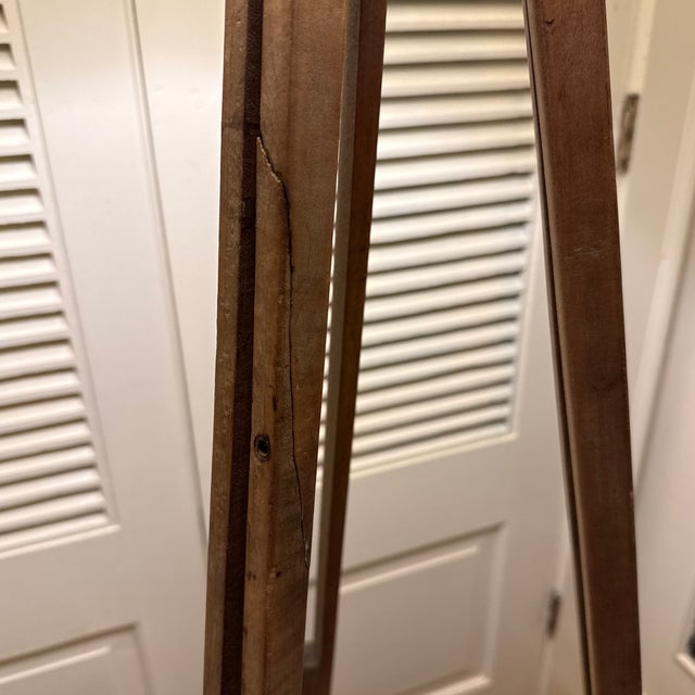 Antique Surveyors Tripod Floor Lamp For Sale - Image 6 of 10