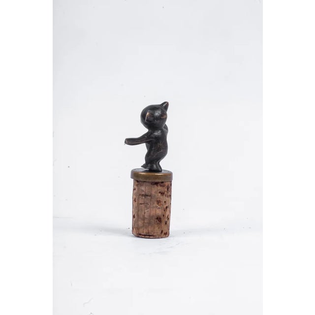 Bear Bottle Stopper by Walter Bosse, 1950s For Sale - Image 4 of 5