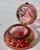 Moser Glassworks Antique Moser Cranberry Glass Powder /Trinket Box For Sale - Image 4 of 8