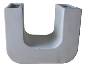 Italian White Ceramic Vase in the style of Ettore Sottsass, 1960
