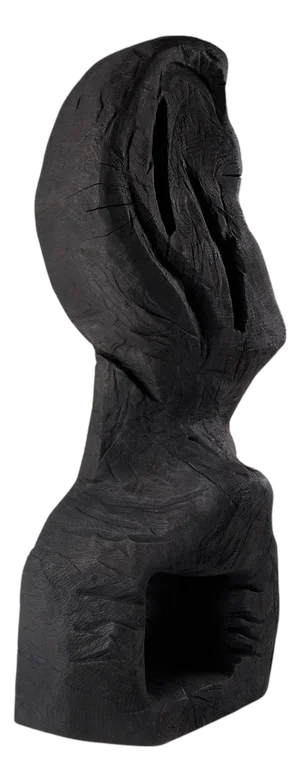 Still Stand Abstract Biomorphic Wood Sculpture by Logniture
