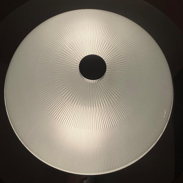 Space Age Pendant in Glass and Metal in the style of Tobia Scarpa for Flos, 1960s For Sale - Image 16 of 18