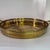 1940s 1940s Art Deco Style Brass Round Tray For Sale - Image 5 of 6