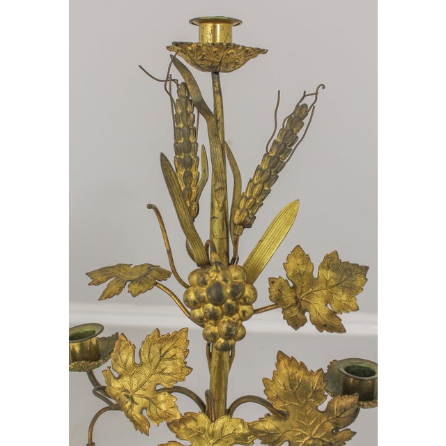 Pair Antique Tall Floor Standing Candelabras Chairish