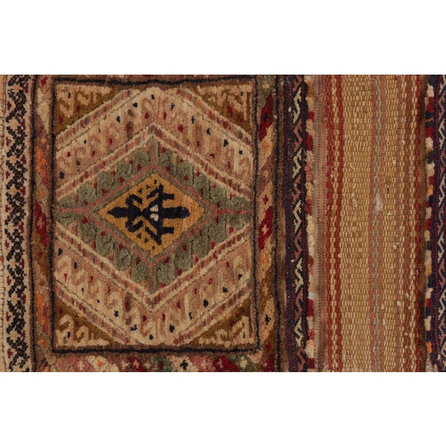 Vintage Saddle Bag Rug With Tribal Geometric Patterns - Rug & Kilim For Sale In New York - Image 6 of 9